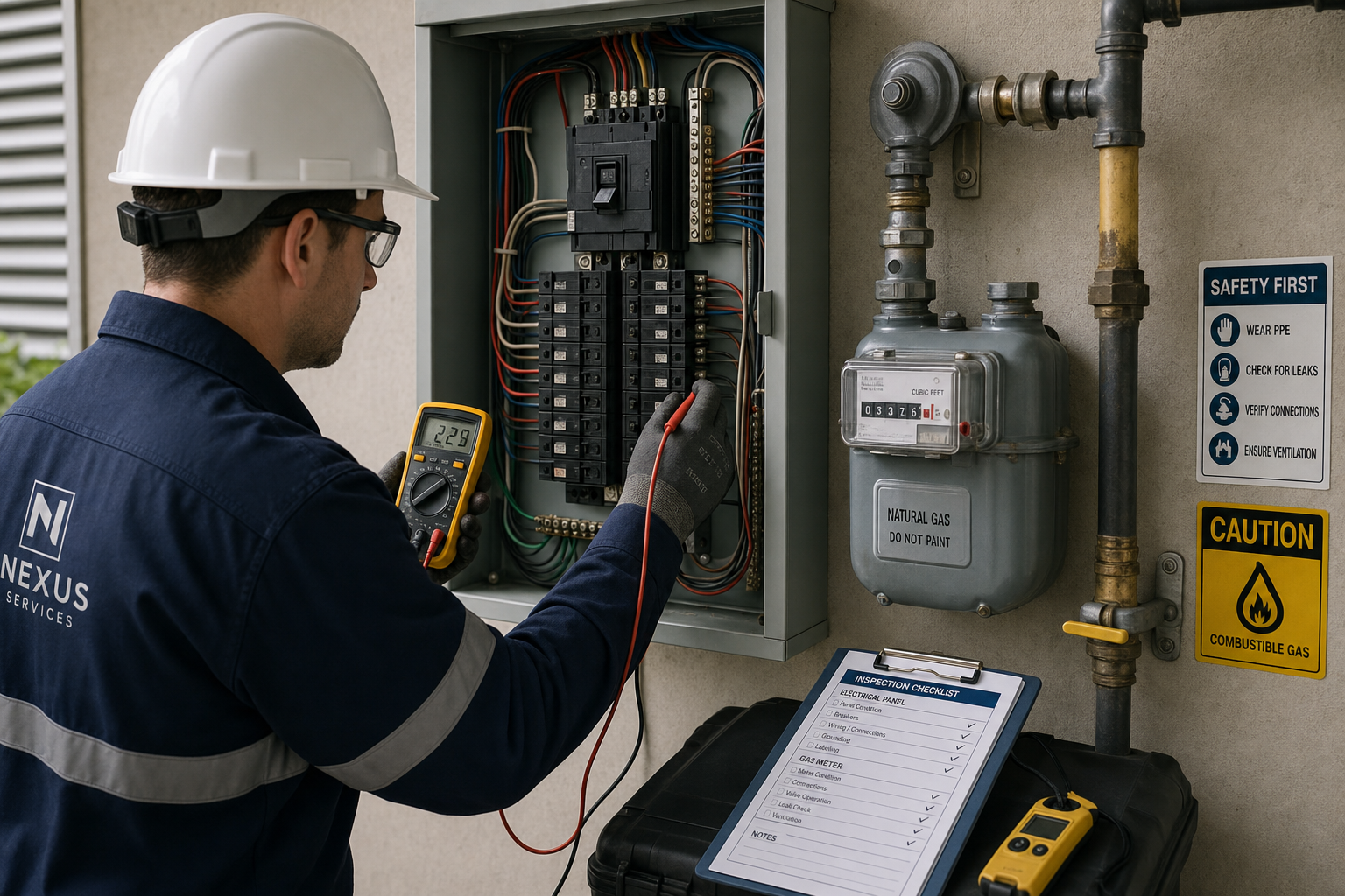 Diagnostic électrique et gaz